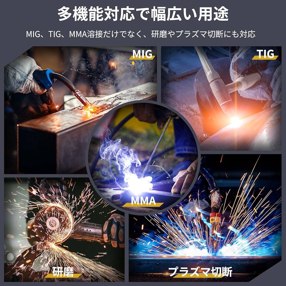 MIGVAN 溶接面 自動遮光溶接面 0.0001秒超高速自動遮光 ヘッドギア 楽天市場】MIGVAN 溶接面 自動遮光溶接面 0.0001秒超高速自動